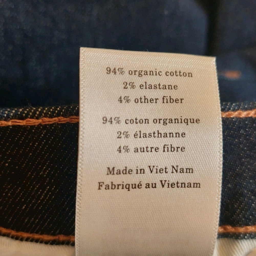 NEW! Everlane The Relaxed 4-Way Stretch Organic Jean in Dark Indigo 30x 32 $138 - Picture 11 of 12